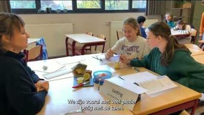 Preview image for the video "Moderne talen en wetenschappen".